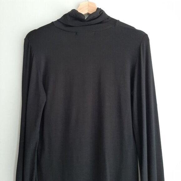INWEAR Copenhagen Crolla Lightweight Turtleneck Pullover Top Black Sz M - Picture 5 of 8